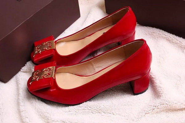 LV Shallow mouth Block heel Shoes Women--029
